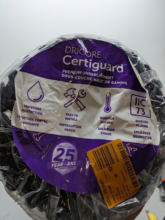 Certiguard 80 Sq. Ft. 40.5″ W 25.7 Ft. Premium Underlayment for Laminate & Vinyl