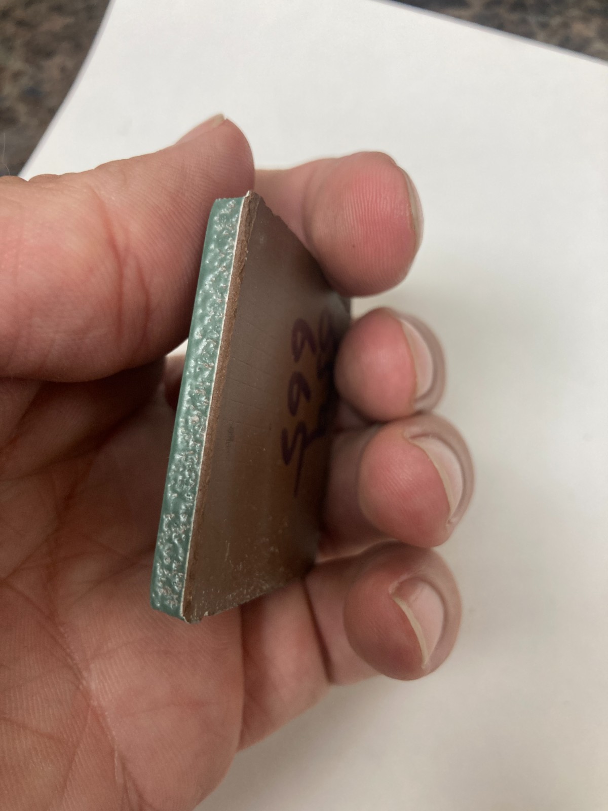 2×2 Tile Matte Juniper Green Loose Wall Remodel Ceramic C#659-665 Sample