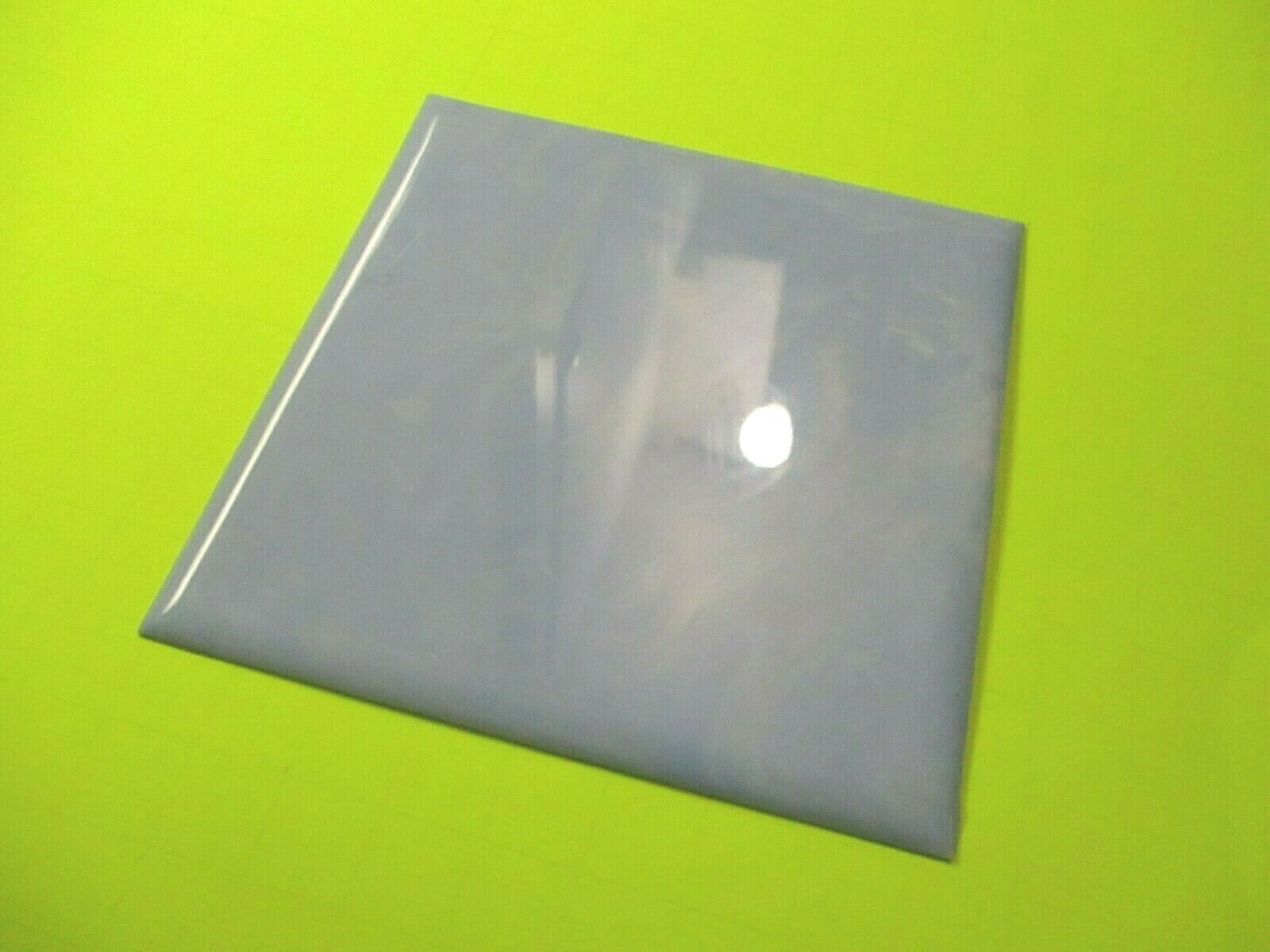 1 Plastic Wall Tile Pittsburgh USA Pale Sky Blue Marbled 4-1/4″ Polystyrene Vtg