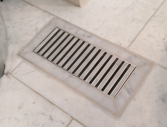 Chameleon Hard Surface Floor Vent Registers for Tile Hardwood &Laminate floors