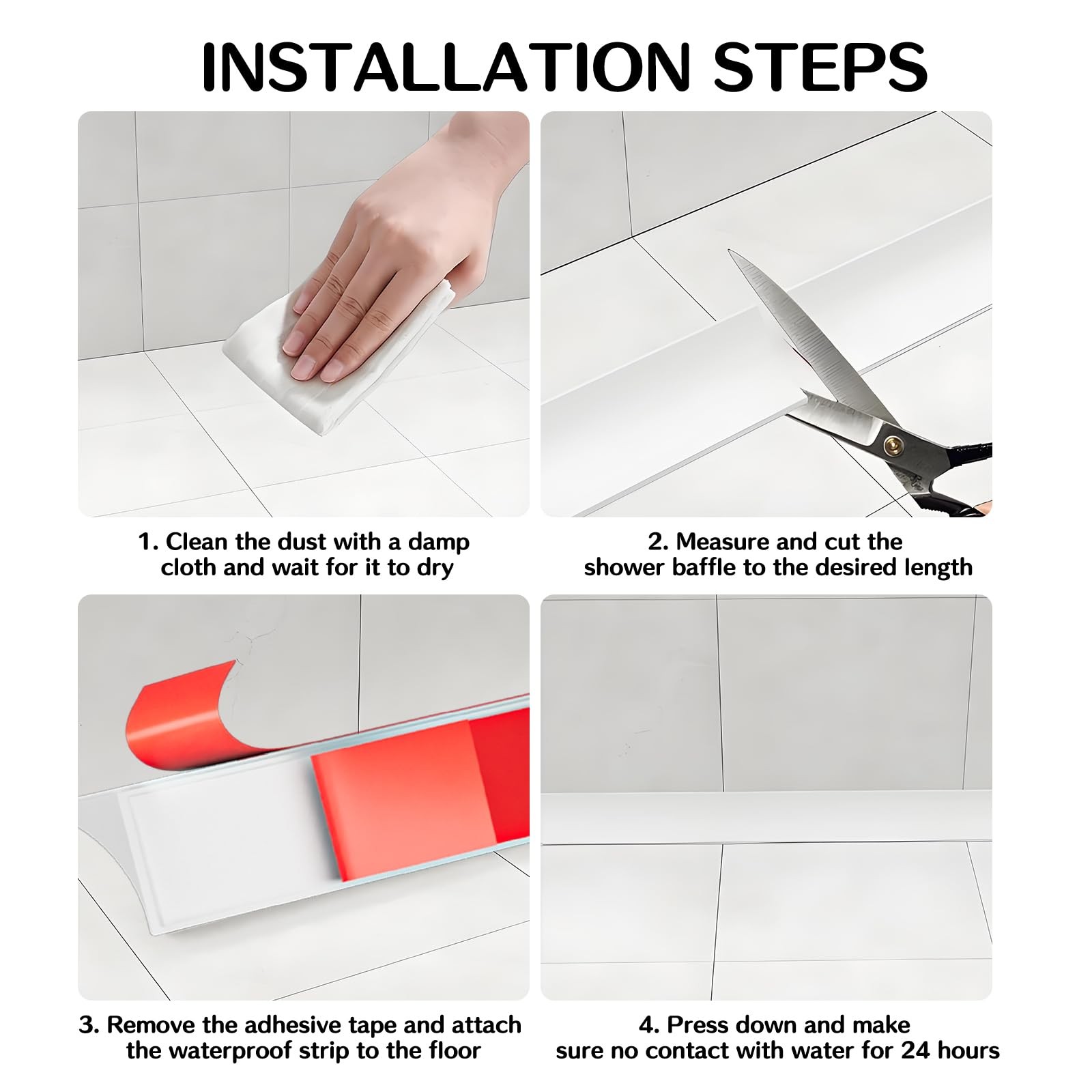 Flexible Quarter Round Molding, Peel and Stick Molding Trim for Walls, 0.6 In…