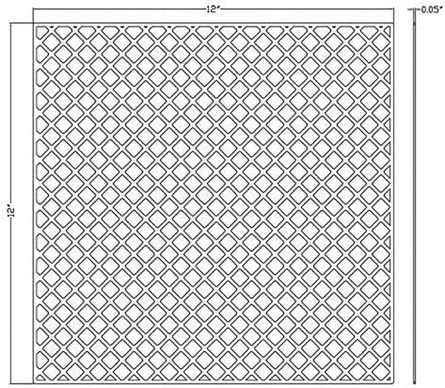 Mosaic Mesh Back with Strong Adhesive for Mosaic Tile Installation 12X12 (11Pcs/