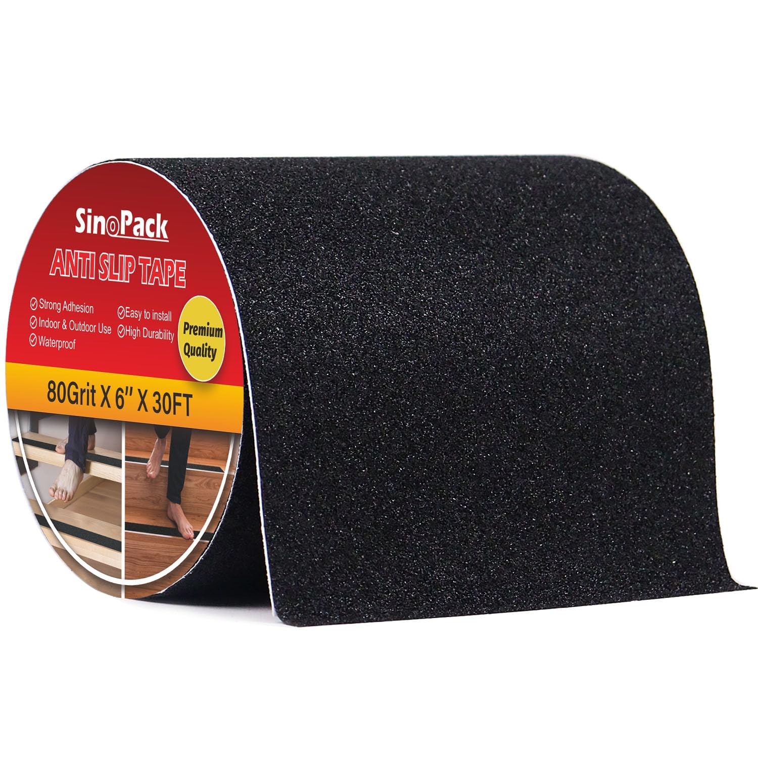 Anti Slip Tape Black 30FT Non Slip Ramp for Outdoor Non Skid Tape, Best