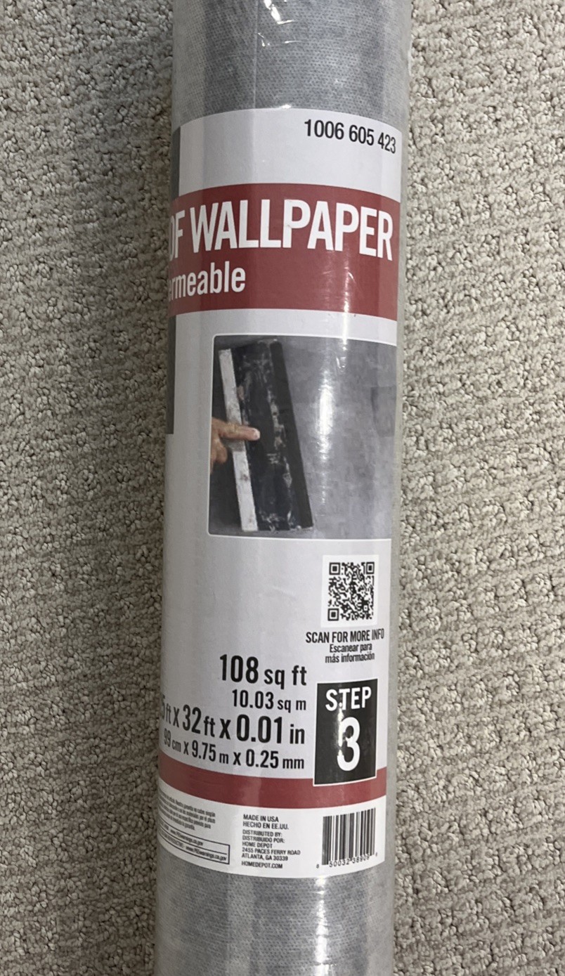 Everbilt 3.25 ft. x 32 ft.Wallpaper Waterproofing Membrane Underlayment Roll