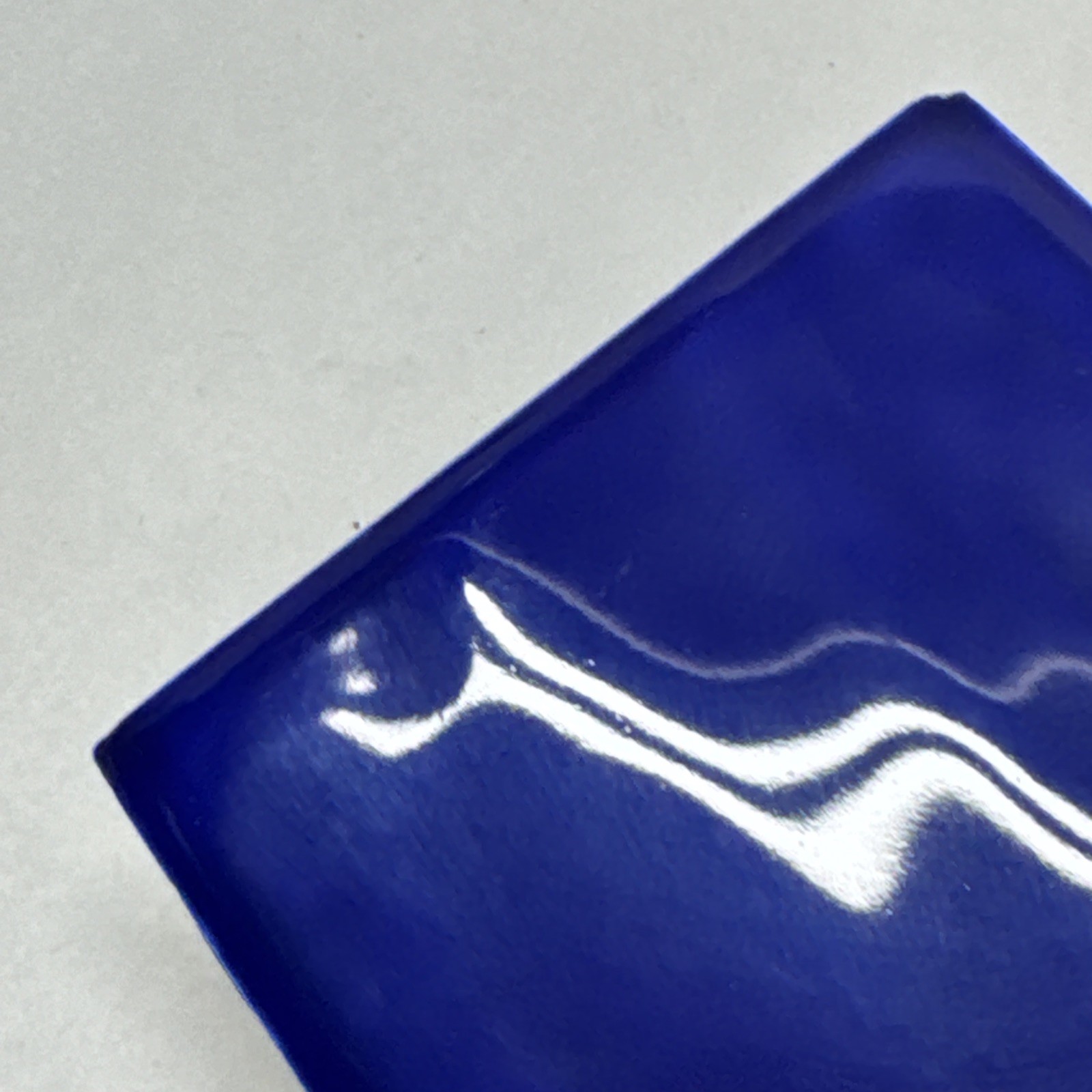 Florida Tile USA 4-1/4″ Vintage Bright Cobalt Blue Tile NOS 4×4” Subway Tile