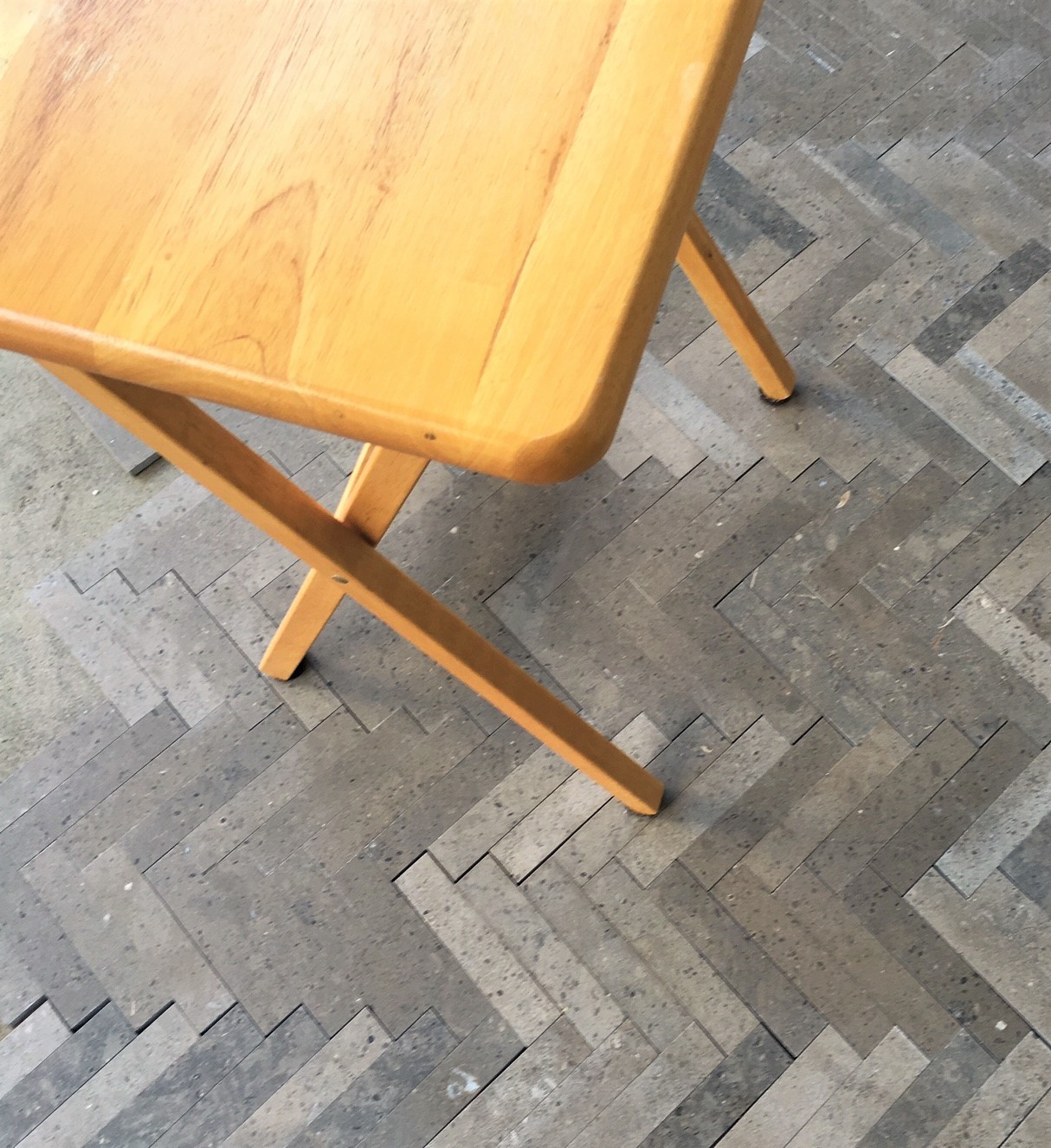 Lagos Azul 6×12 Herringbone Mosaic Limestone Tile Backsplash Floor and Wall