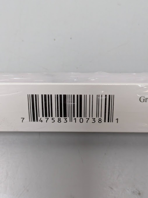 Greecian White Pencil Molding 0.75 in. x 1 in. Polished Resin Wall Tile-20/case