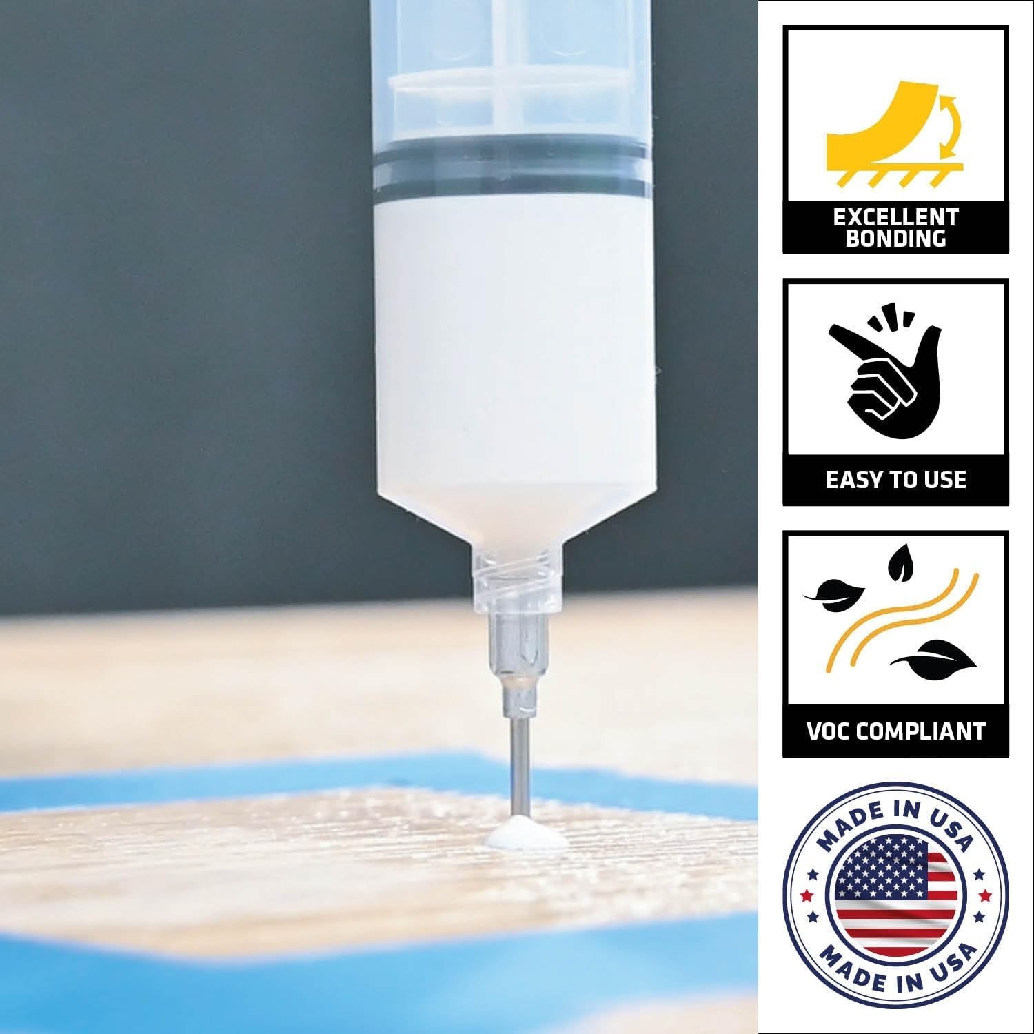 Sika DriTac Wood Floor Repair Adhesive 1Gal Fix Gaps Stops Popping White