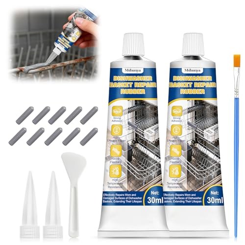 2 oz Dishwasher Rack Repair Coating, Grey Dishwasher Rack 2 Fl Oz (Pack of 1)