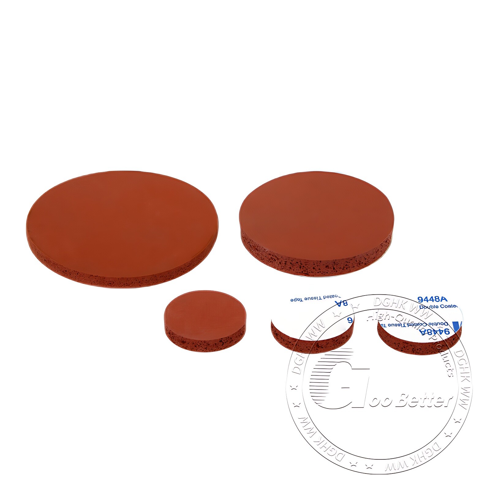 Foam Rubber Pads Floor Protection Sticky Back Self Adhesive Furniture Feet