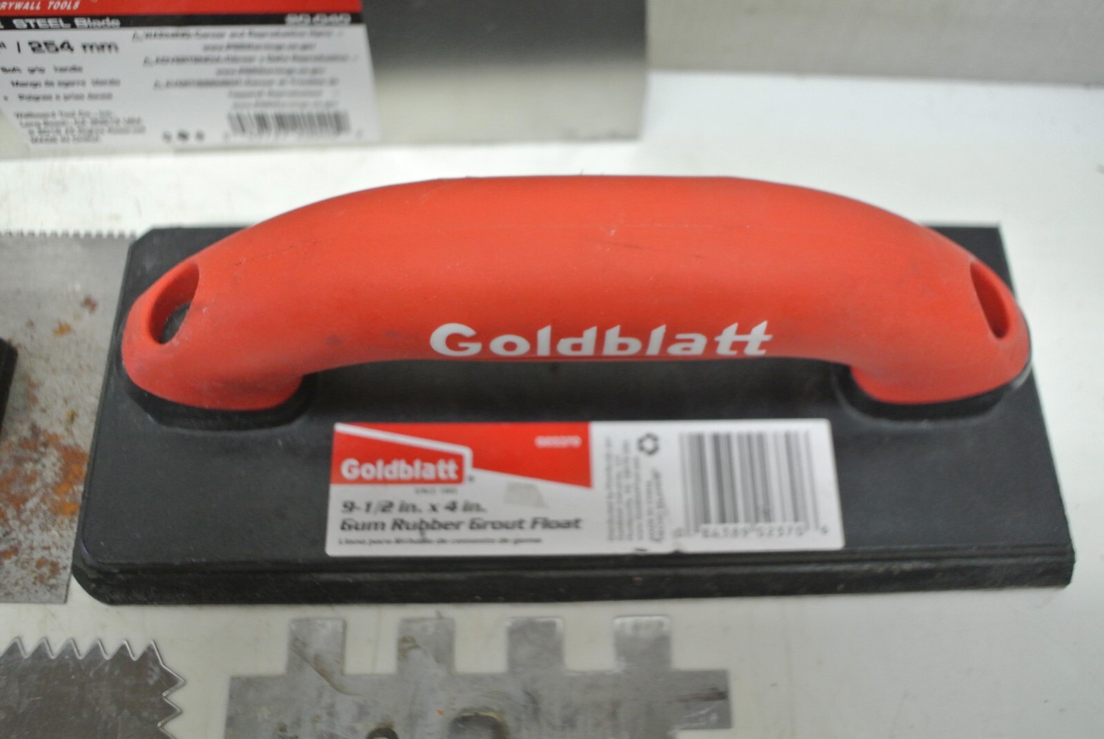 6pcs Goldblatt Trowels,Grout Floats,Taping Knife for Masonry Finishing,TileTool