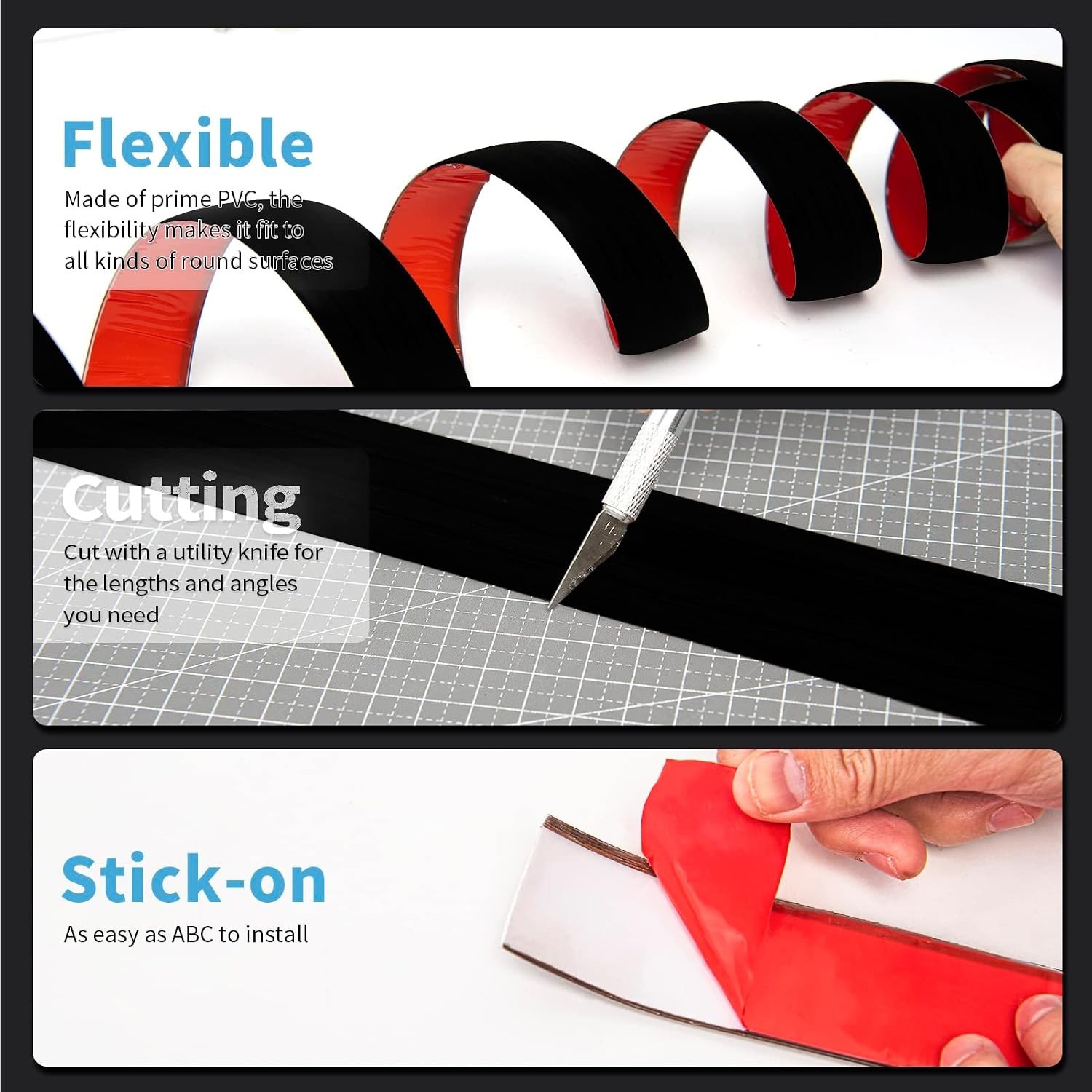 Durable 4FT Self-Adhesive Floor Transition Strip – Easy Installation & Clean
