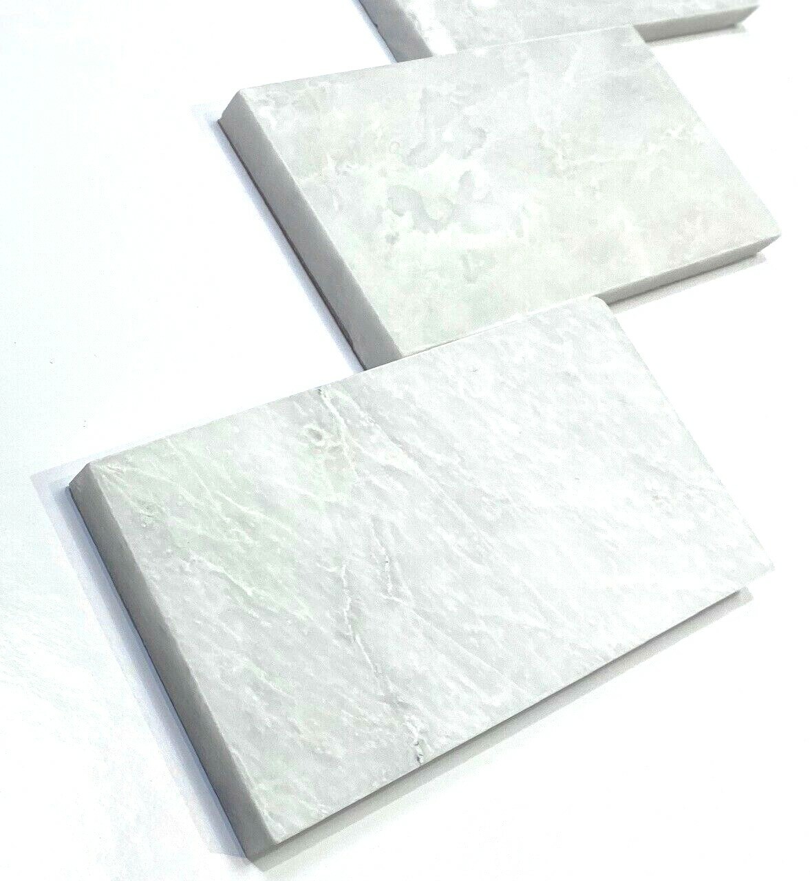 Glacier White 3×6 Polished Marble Tile Floor Backsplash Kitchen (Sold by piece)