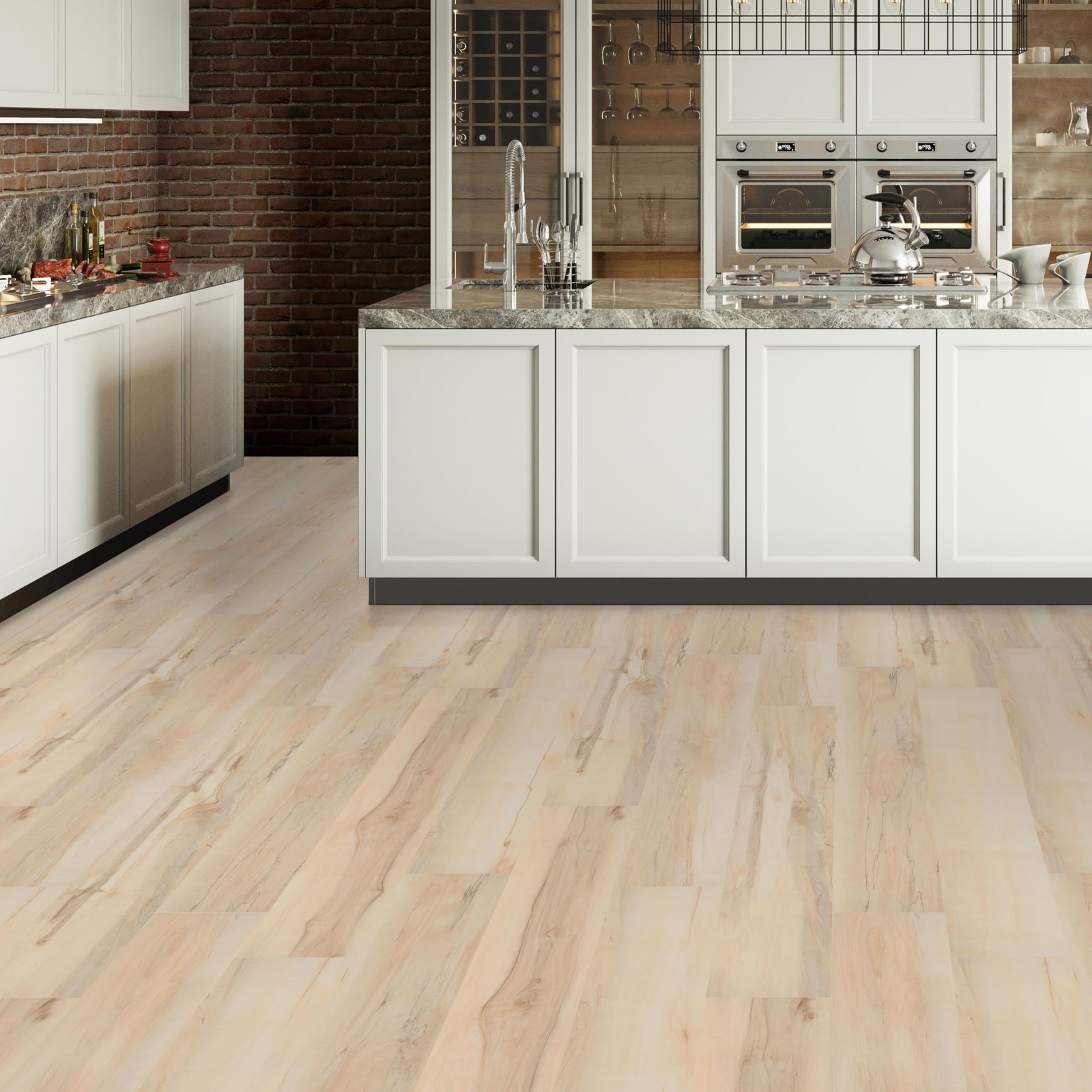 Msi Mckenna 7 In. X 48 In. Luxury Vinyl Flooring Rigid Core Planks Lvt Tile