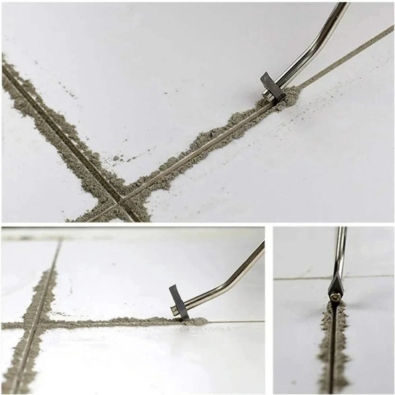 1pc Tile Grout Remover Tungsten Steel Drill Bit Gap Cleaner Tool – NEW