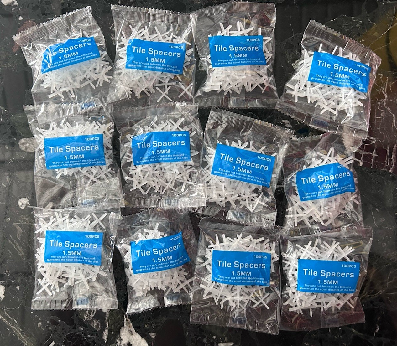 1.5MM Tile Spacers 1200 Pieces