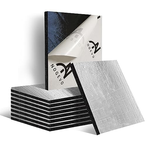 24sqft Car Sound Deadening Mat, 236mil (6mm) Closed Cell 236mil/24sqft (17 pcs)