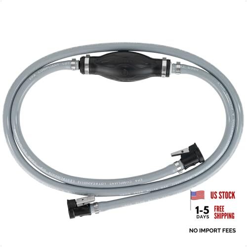 Marine Boat Fuel Line Assembly with Primer OMC/JOHNSON/EVINRUDE – 3/8″ HOSE