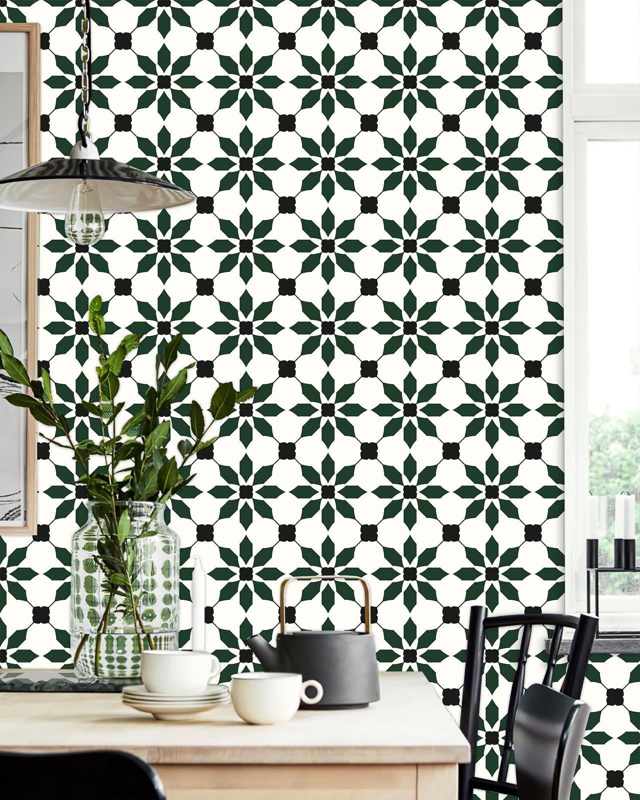 MORCART 7.87 x 7.87 Peel and Stick Floor Tile, 20 PCS Self-Adhesive DIY Vinyl Fl