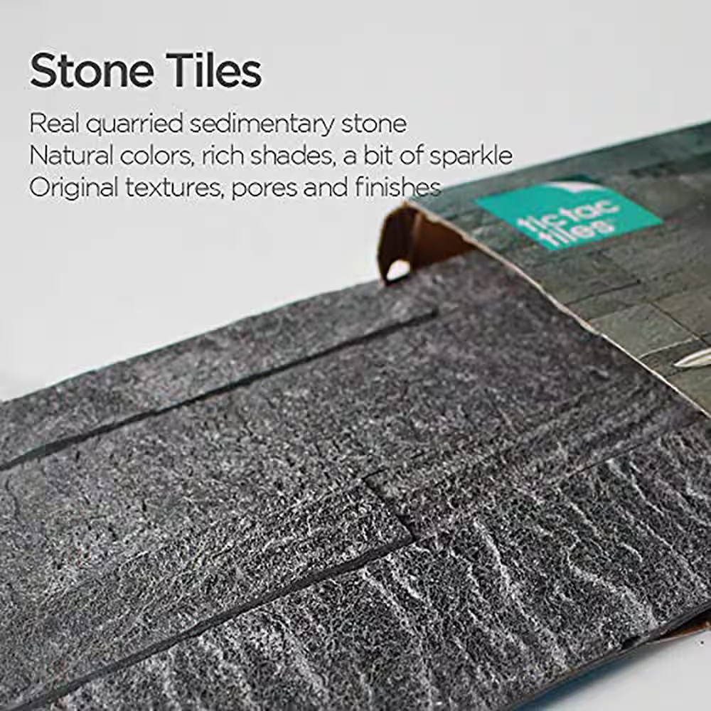 12-Sheets Silver Pearl 24 In. X 6 In. Peel, Stick Self-Adhesive Decorative 3D St