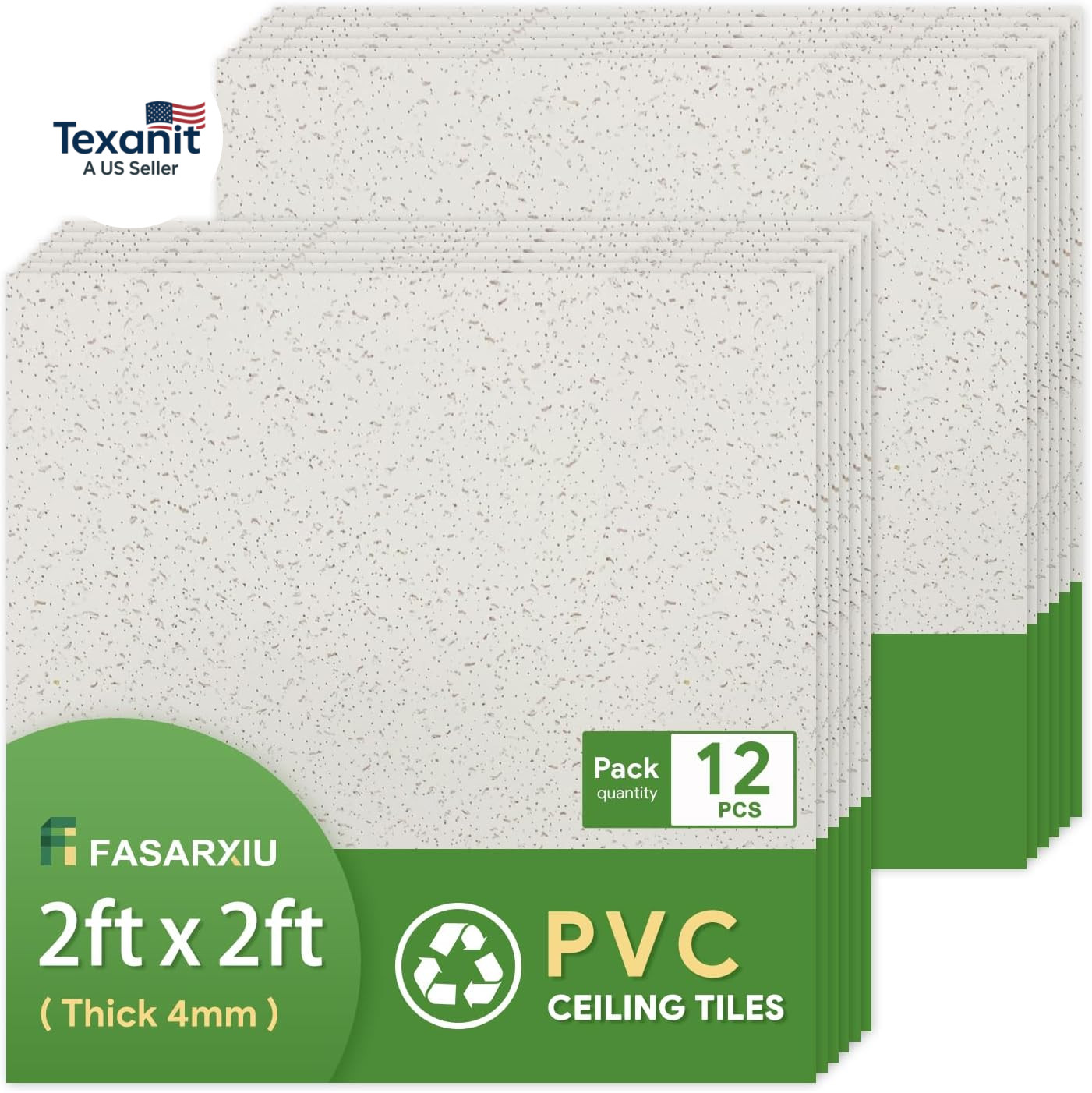 2Ft X 2Ft Printed Pro Ceiling Tiles Waterproof, Washable and Fire-Rated – High-G