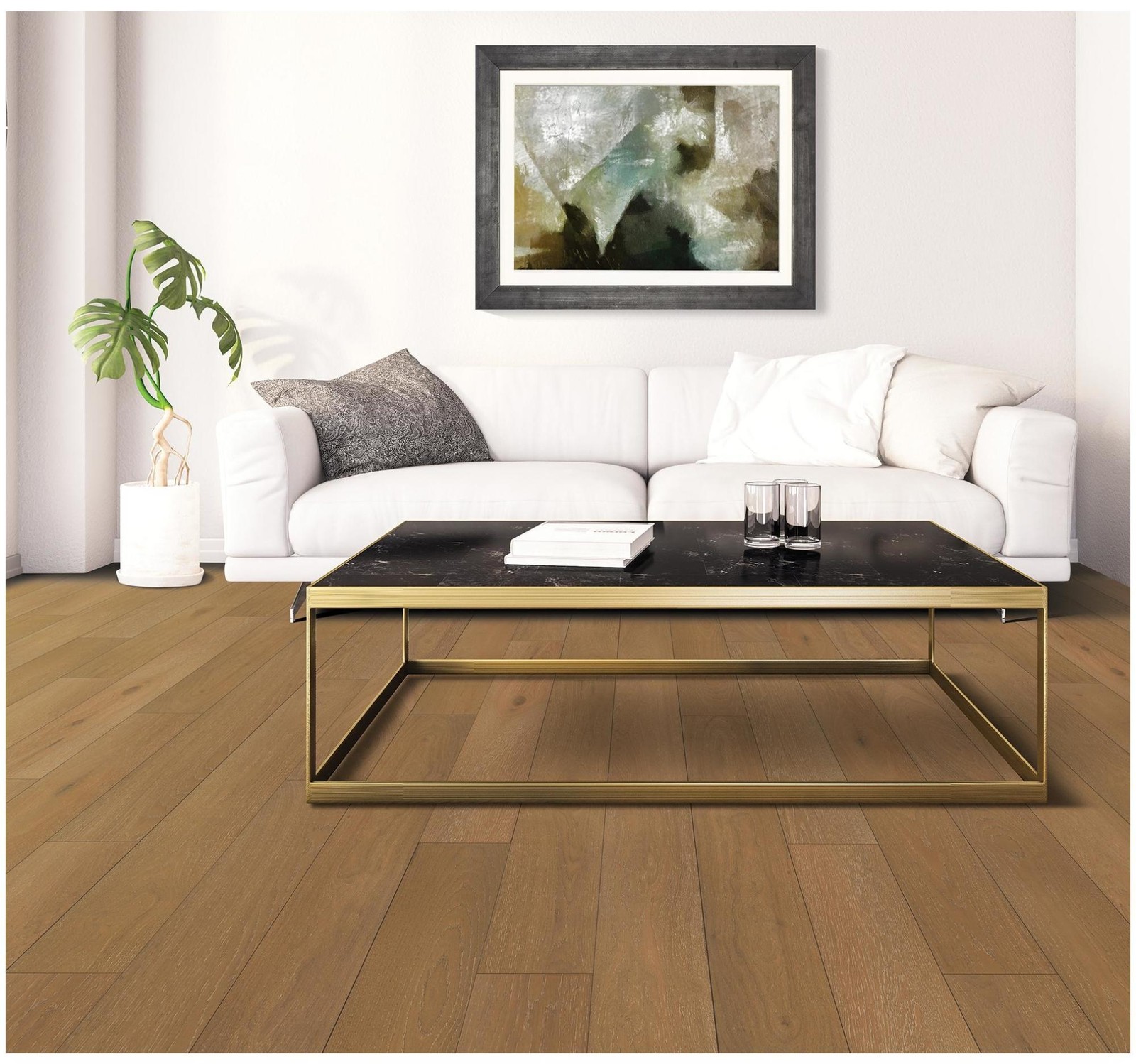 Mohawk Industries LFW09 Mohawk Elite 8″W Wire Brushed Engineered – Striped Oak