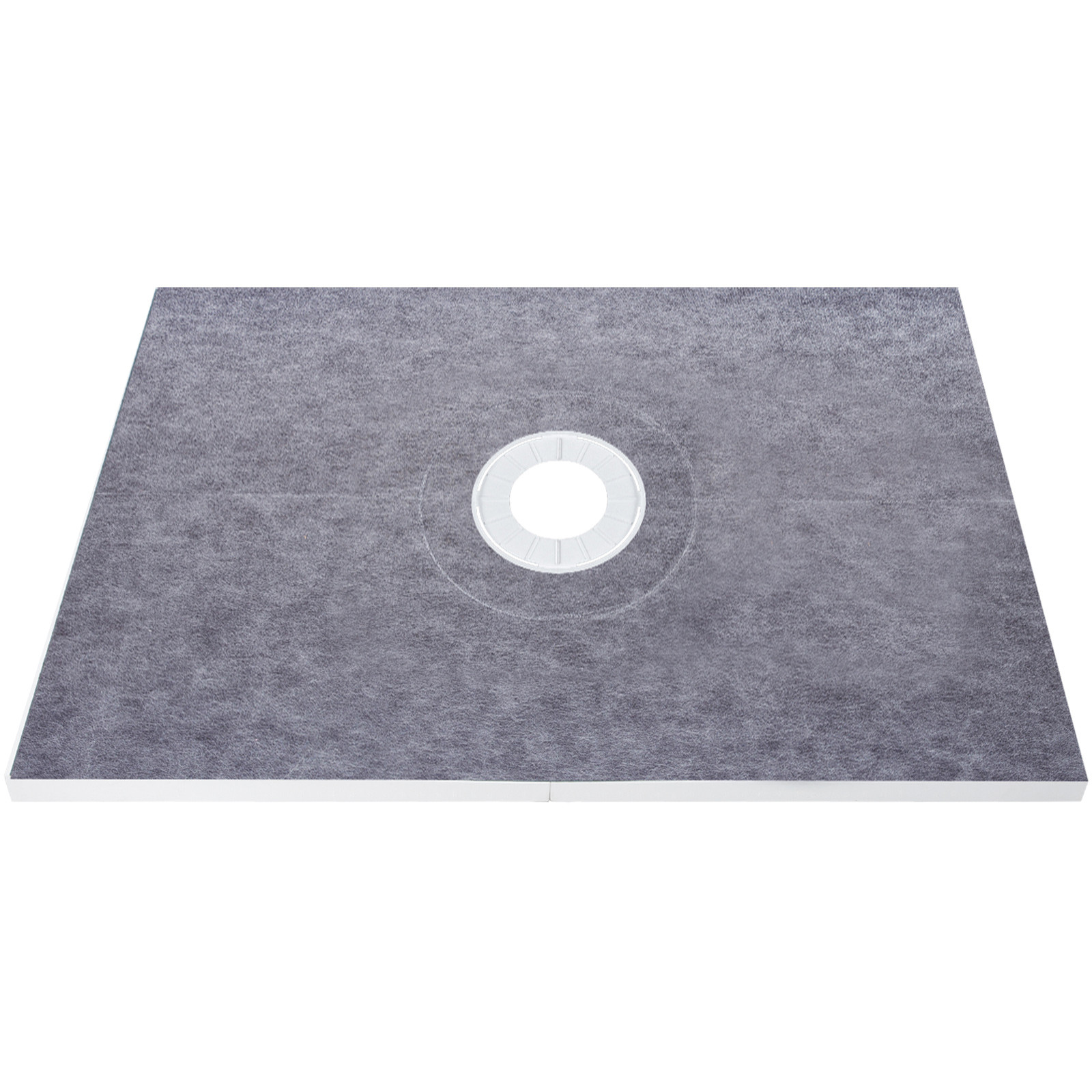 VEVOR Waterproofing Shower Kit Shower Kit Tray 38”x60” with Central Drain PVC