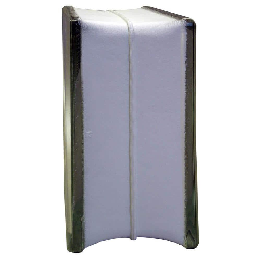 8 x 8 x 3 in. Cortina Ice Pattern Glass Bricks Block 3 in. Thick Series 10 Pack