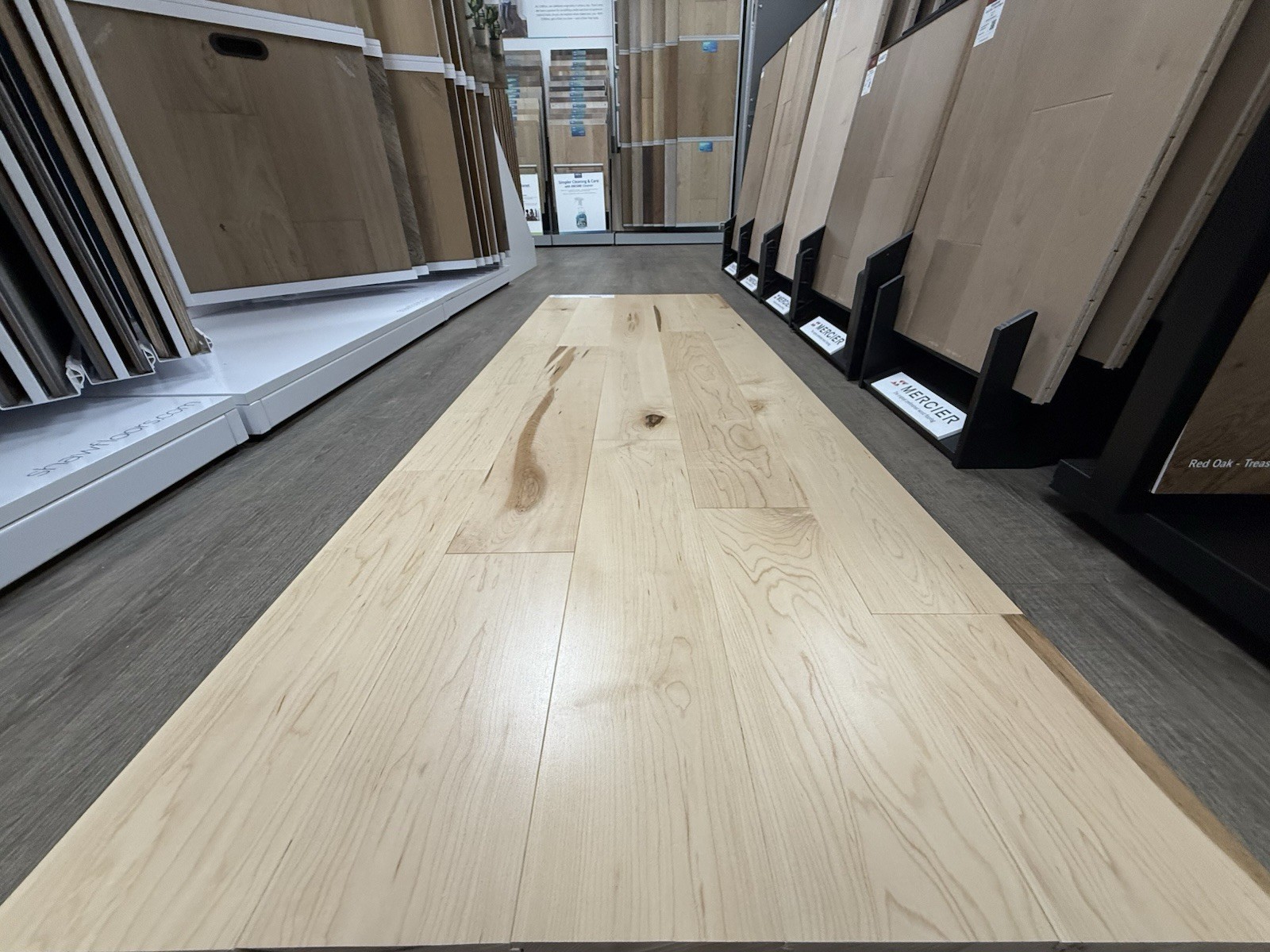 Ultra Scratch Resistant, Premium Mercier Maple Solid 5” Hardwood- (22 sq ft/box)