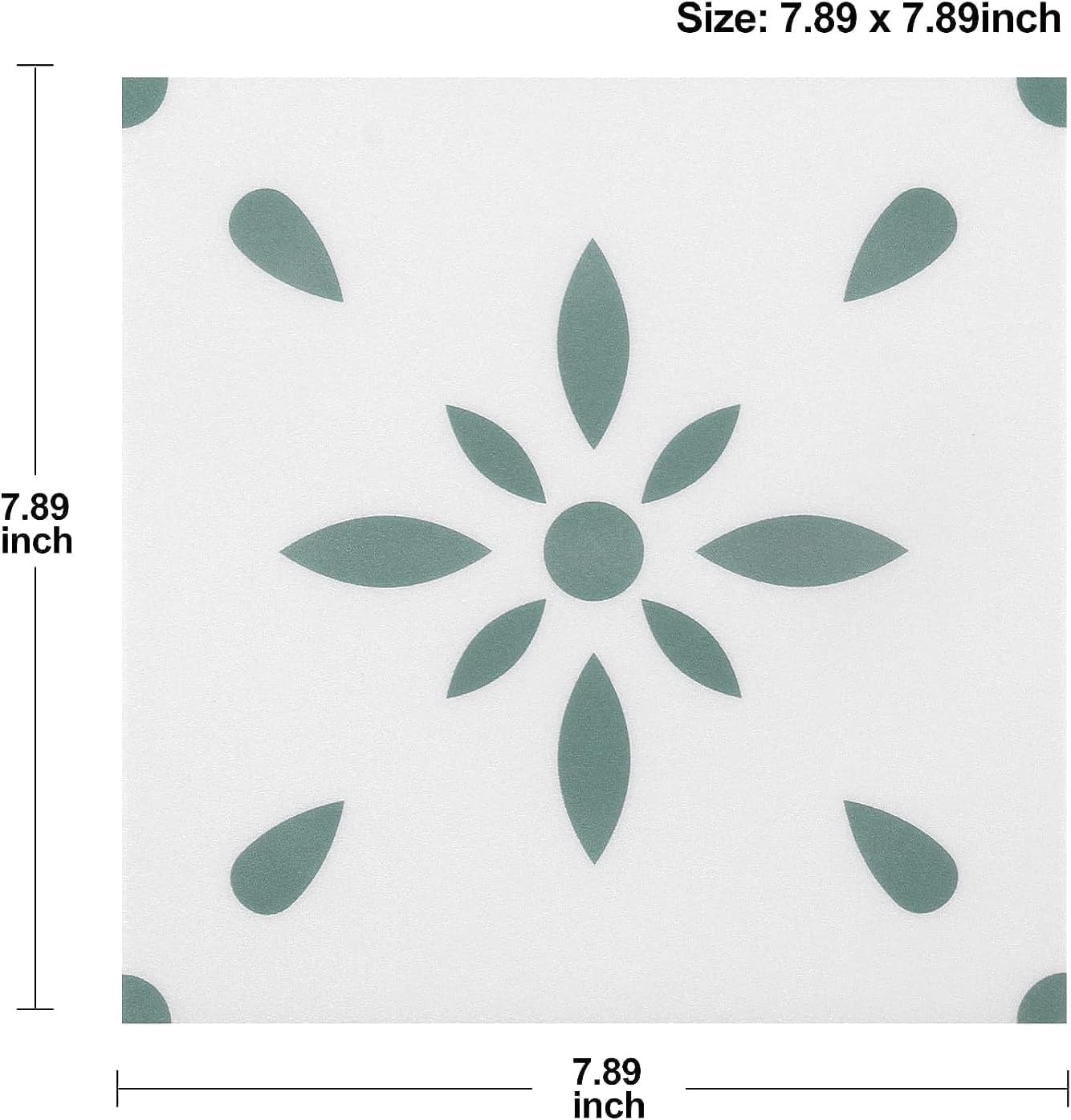 Peel & Stick Floor Tile Stickers Vinyl Flooring for Kitchen Bathroom Pet Hous…