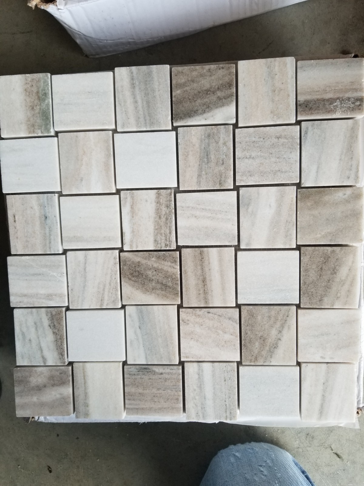Palissandro Marble Basketweave Mosaics 2×2 WALL BACKSPLASH TILE shower 12 x12