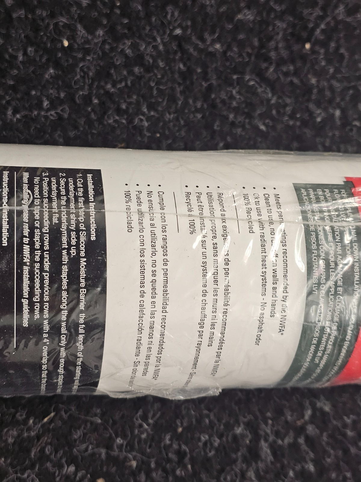 ROBERTS 70-198 31.5″x 76.25′ 6mil Silicone Moisture Barrier Underlayment