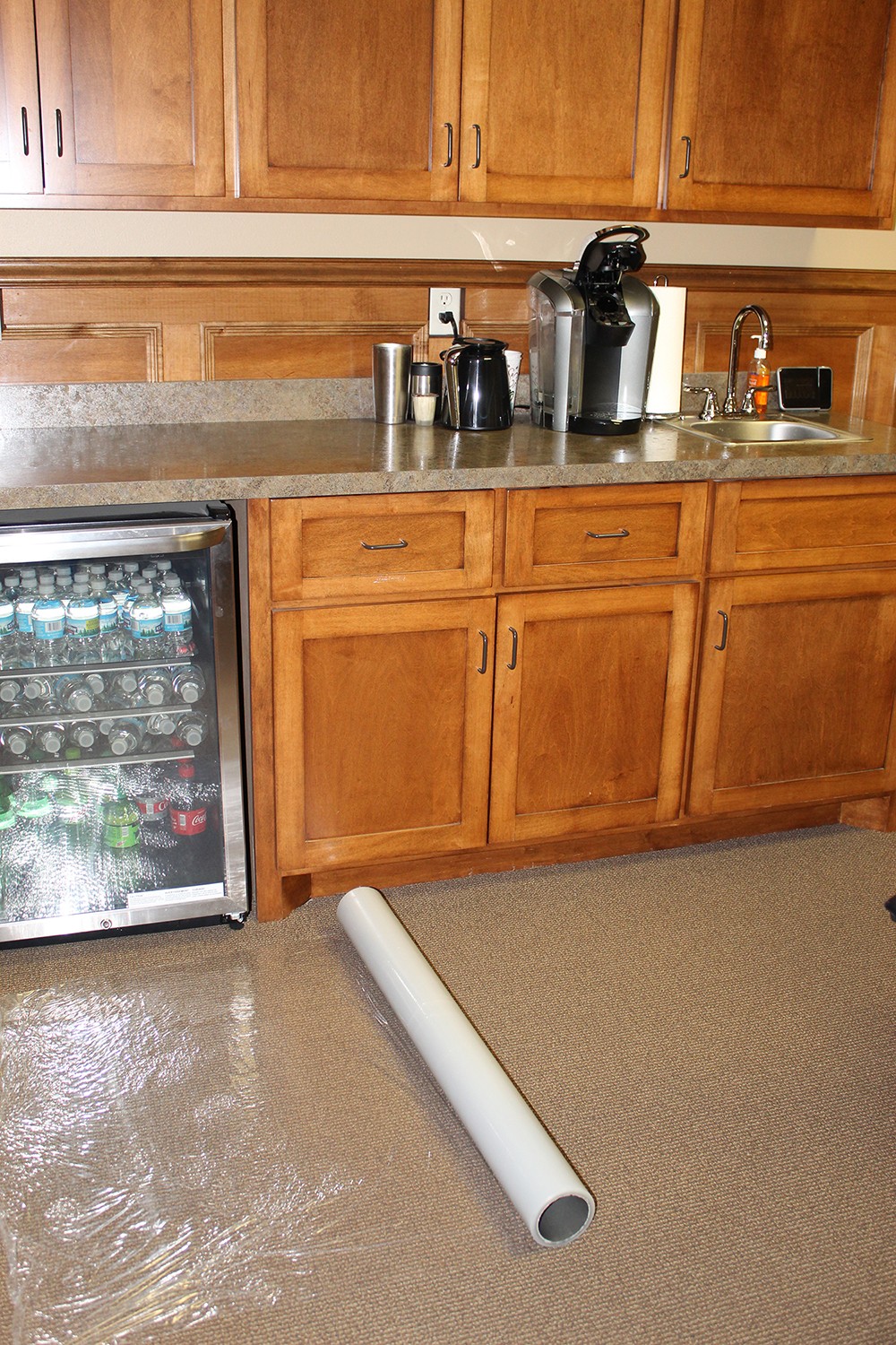 BISupply | Plastic Carpet Protector Film 200’ Ft Plastic Carpet Protector