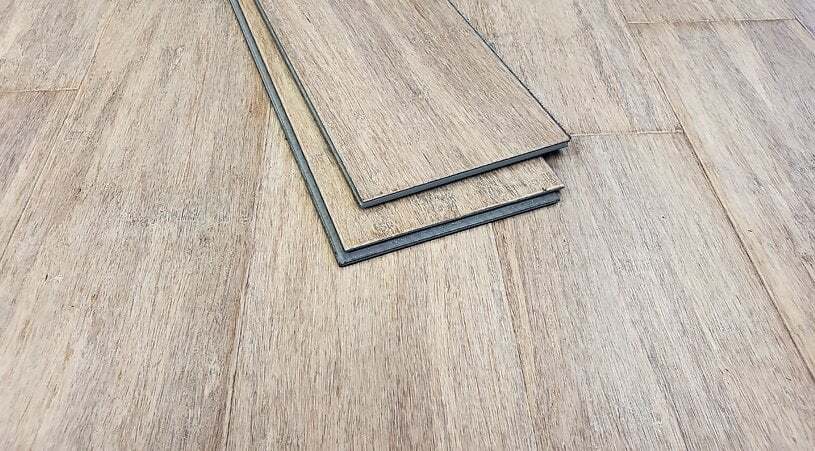 8″ Sample Piece – Ambient® Oyster Shell Rigid Core Bamboo Flooring