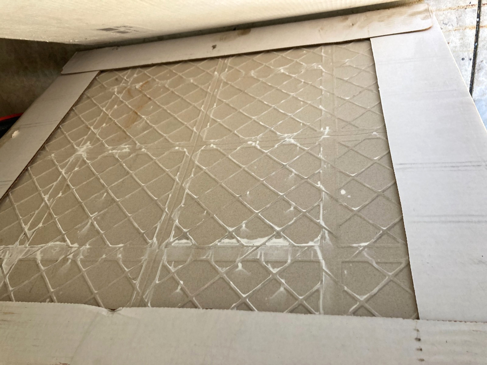 CARLOTTA TILES-NOS 15 BOXES 24X24 (4 TILE PER BOX)-BOW OUT-! PICK-UP ONLY