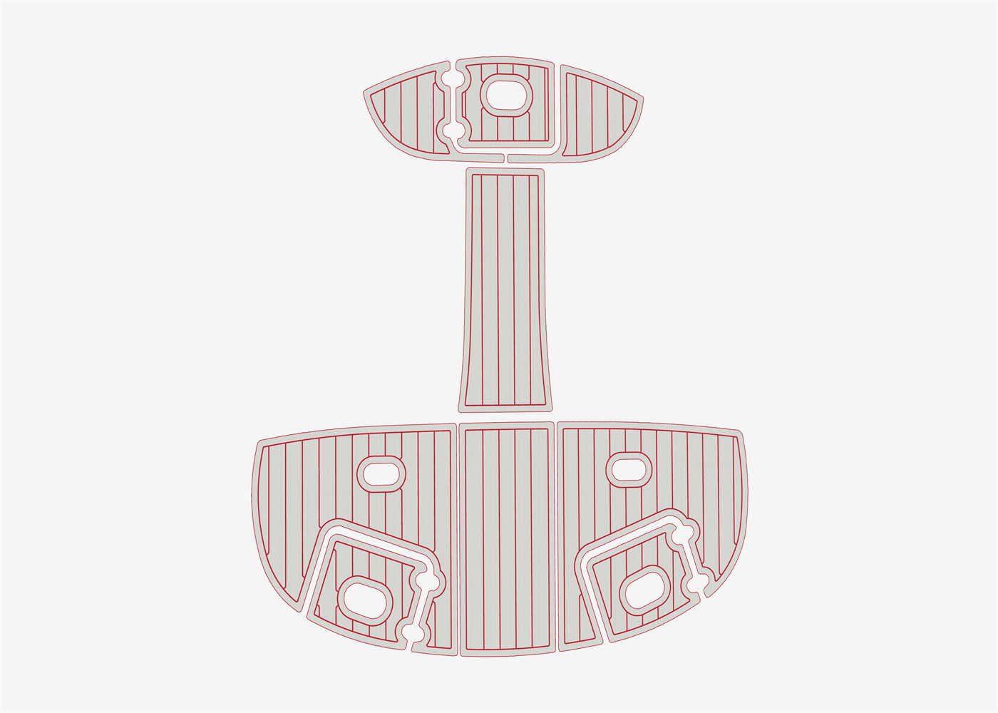 2002-2005 Four winns 264 Funship EVA Foam Boat Decking Marine Flooring Mat Pad