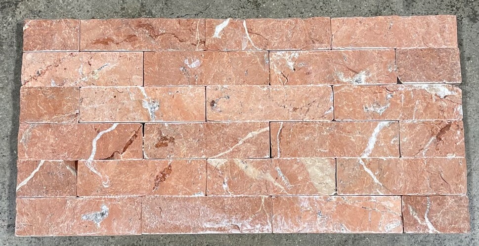 Tile Rojo Alicante Natural Stone Backsplash About 3×3 SAMPLE PIECE TS-80