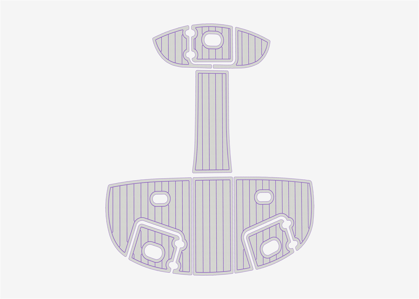 2002-2005 Four winns 264 Funship EVA Foam Boat Decking Marine Flooring Mat Pad