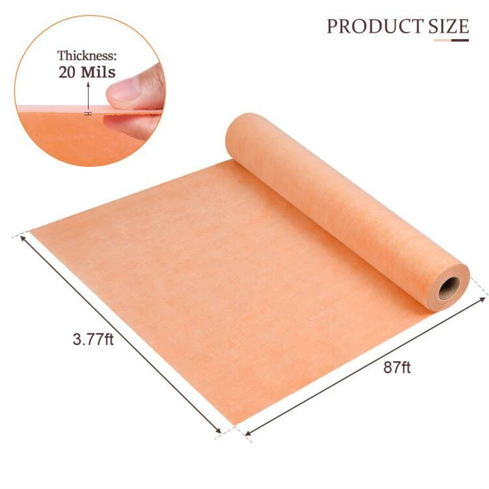 Waterproofing Membrane 20mil Tile Underlayment for Bathroom Shower Flooring Wall