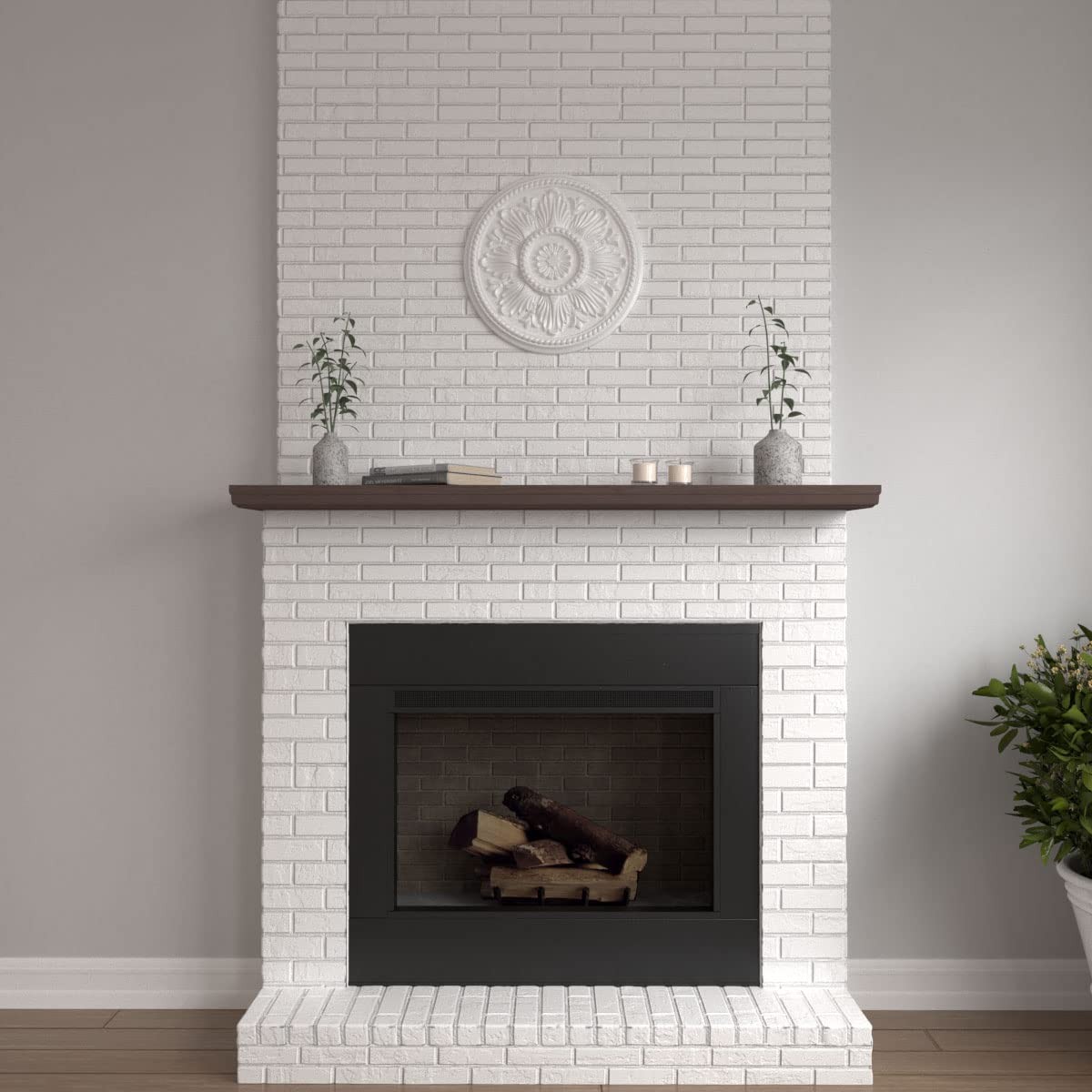 Ekena Millwork 18″OD x 1 3/4″P (Fits Canopies up to 5 1/4″), Factory Primed