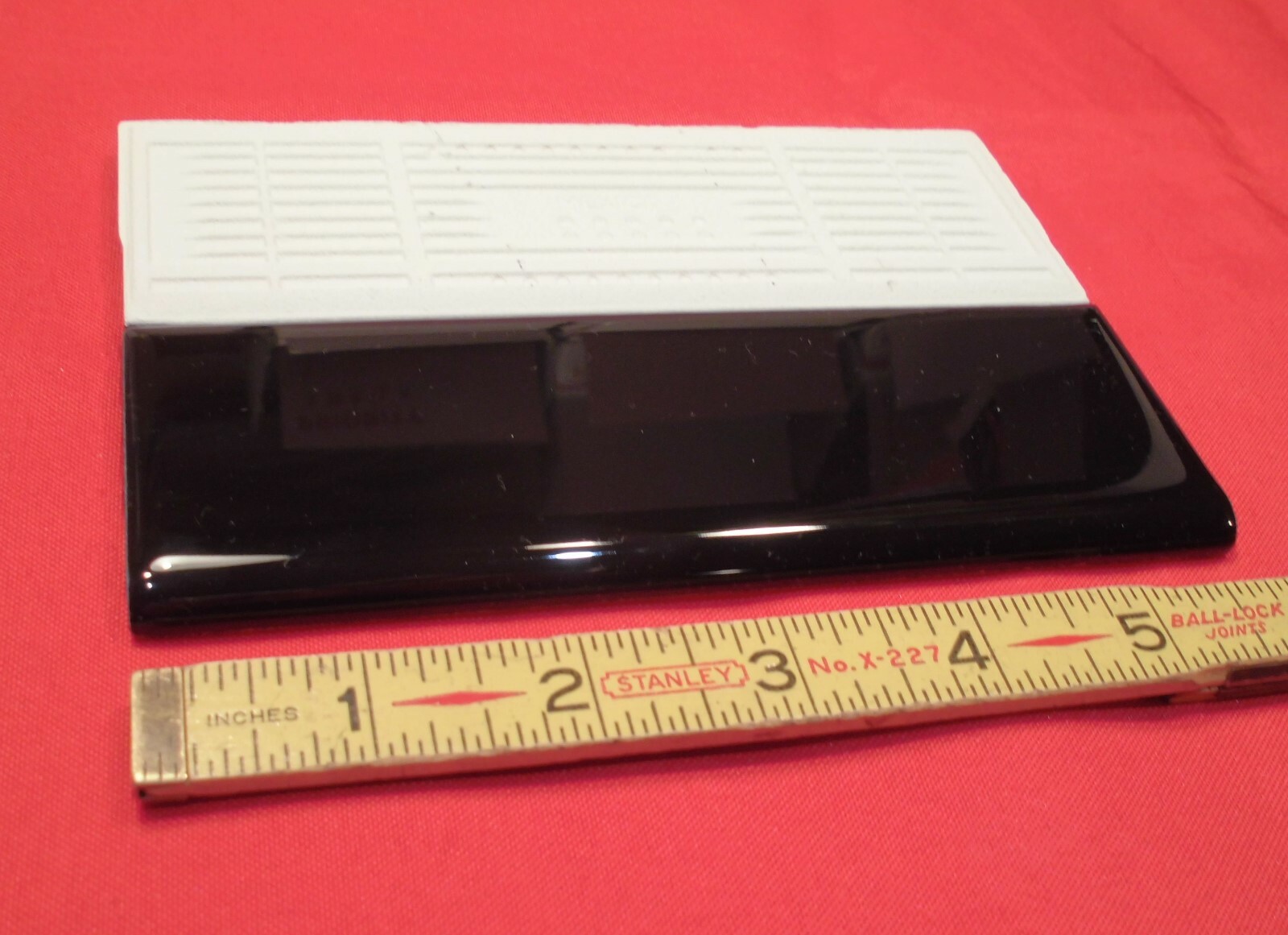 Black 2 x 6 in Ceramic Tile Bullnose Trim Edge 2×6 inch Subway by American Olean