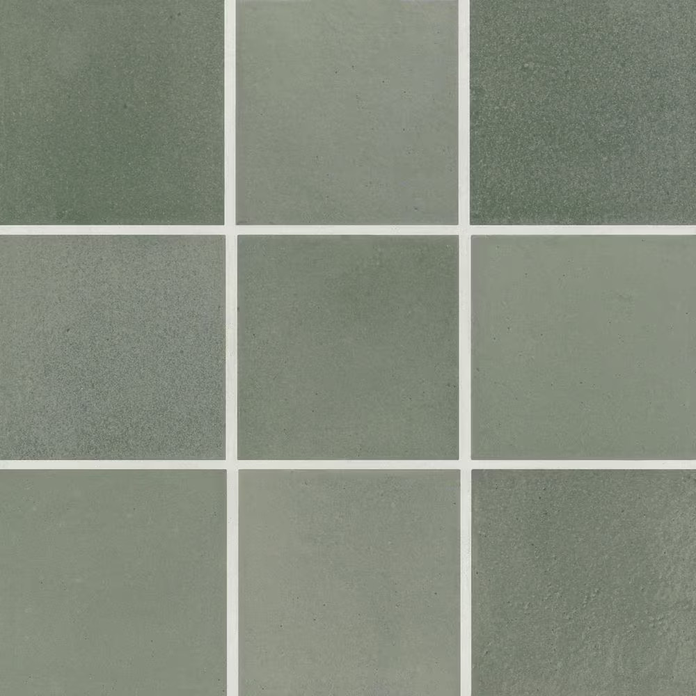 Celine 4 In. X 4 In. Matte Sage Porcelain Floor and Wall Tile (6.46 Sq. Ft. /Cas