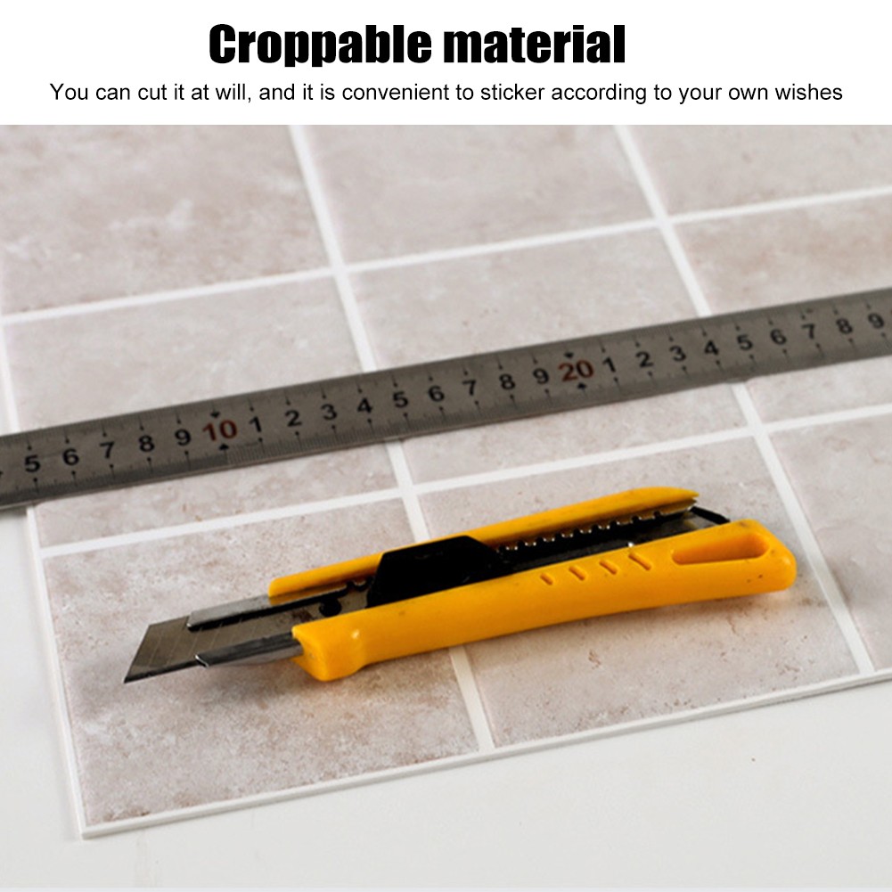 29.5×29.5cm 3D Floor Tiles Peel And Stick PVC Flooring Kitchen Bathroom Office
