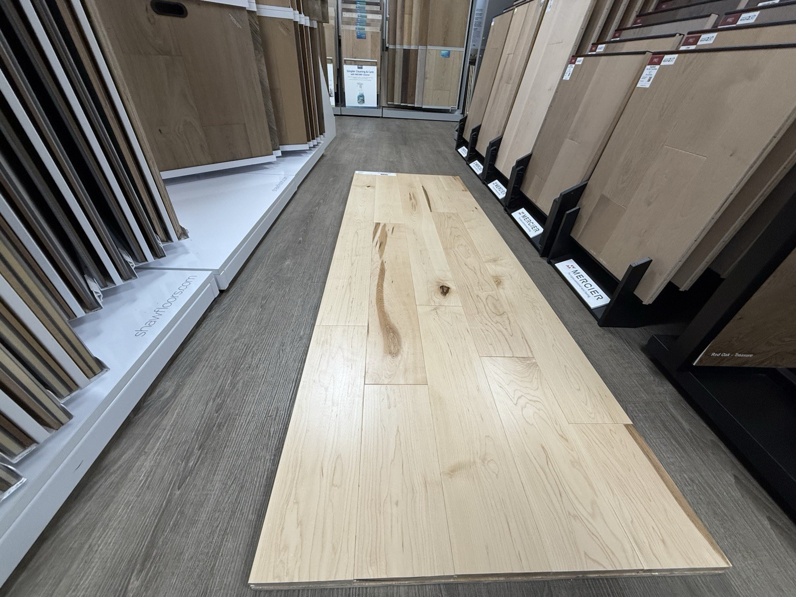 Ultra Scratch Resistant, Premium Mercier Maple Solid 5” Hardwood- (22 sq ft/box)