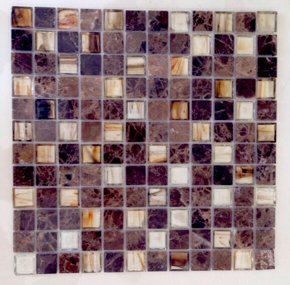 Marble & Glass 12×12 Mosaic (box Of 10 Sheets)