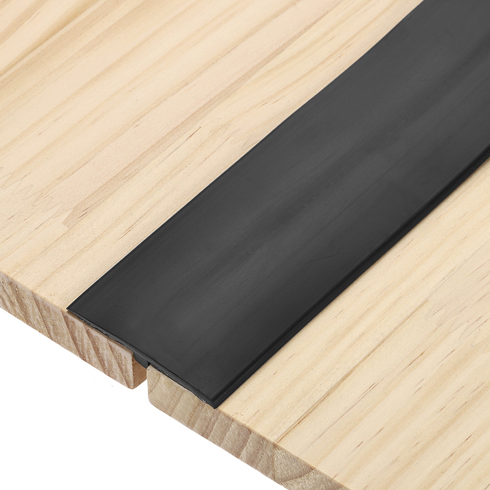 T-Molding Transition Strips 9.84 Ftx1.97″ Vinyl Flooring Edging Trim Black