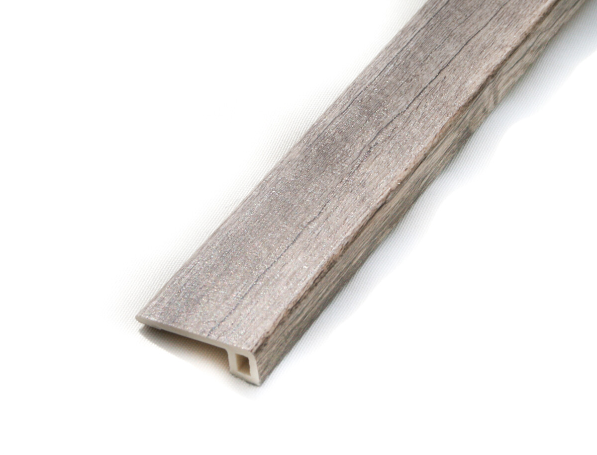 8mm Zion Luxury Vinyl WPC Plank With IXPE Rubber Pad Sample