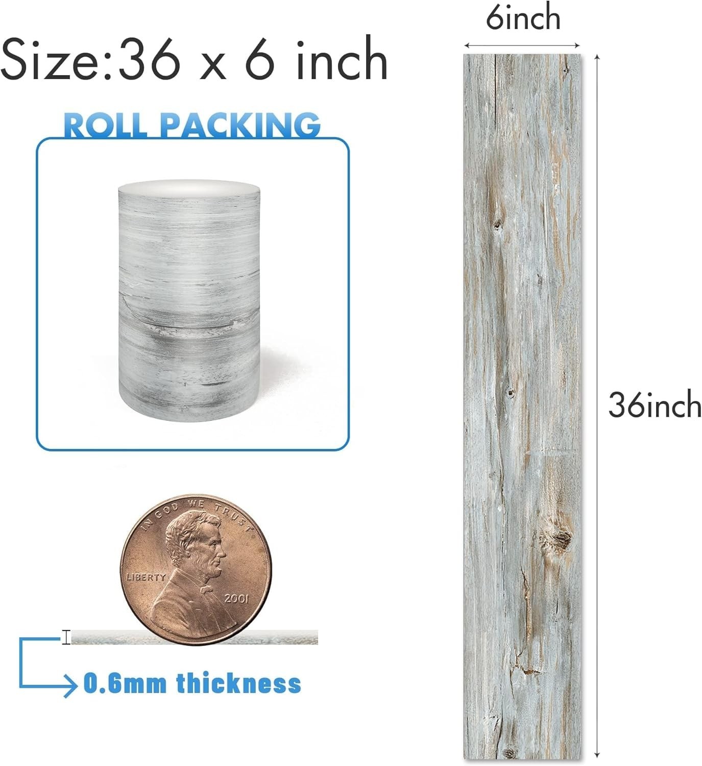 72 Pack Waterproof Peel and Stick Floor Tiles – Ideal for Renters’ Living Spaces