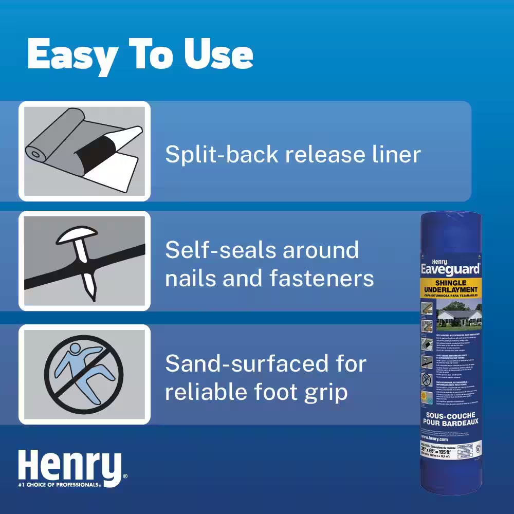 Eaveguard Shingle Underlayment Roll 195 Sq. Ft.