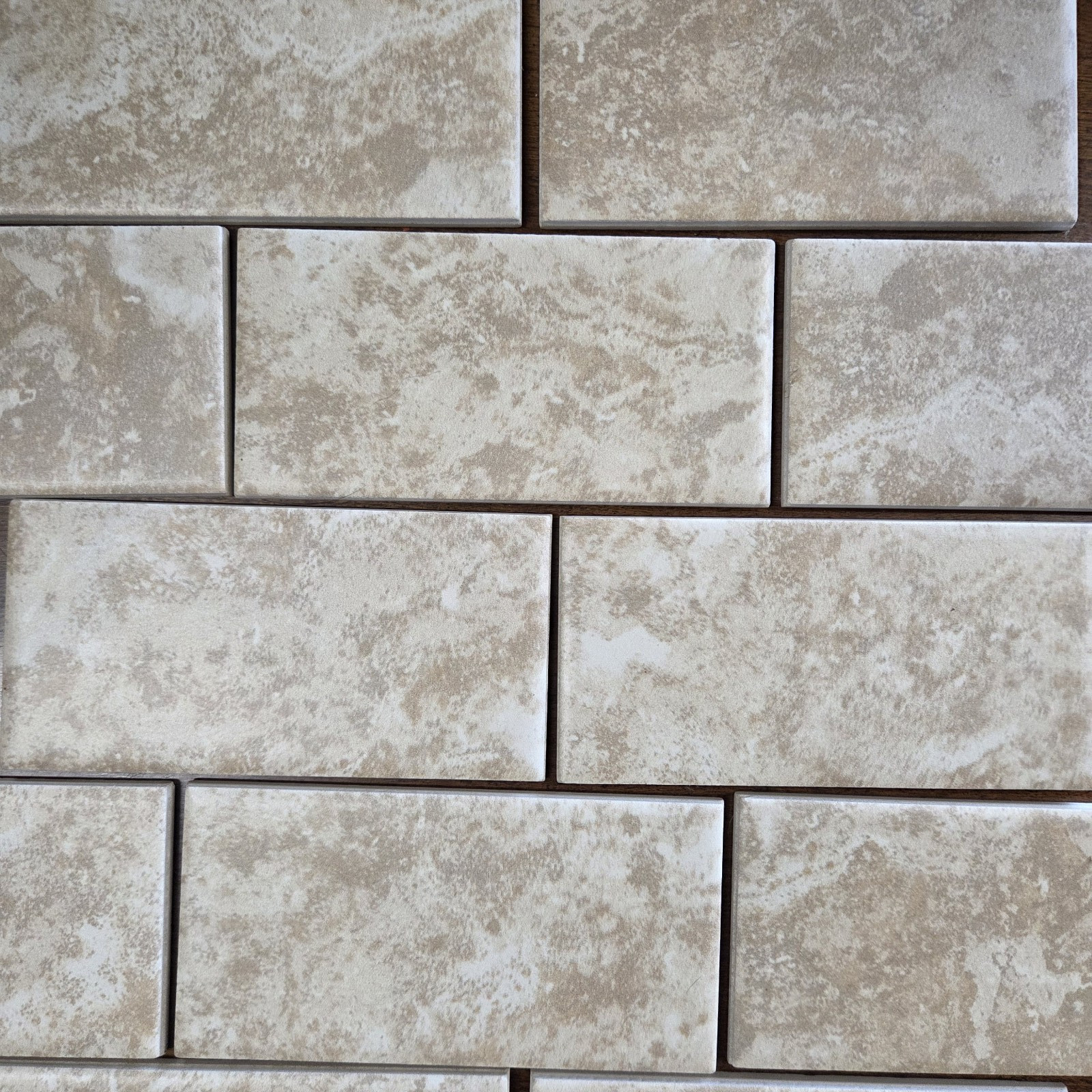 3 X 6 Subway Tile Stone Look Walls, Floors, Shower, Raffia, Rustic 12.5sf